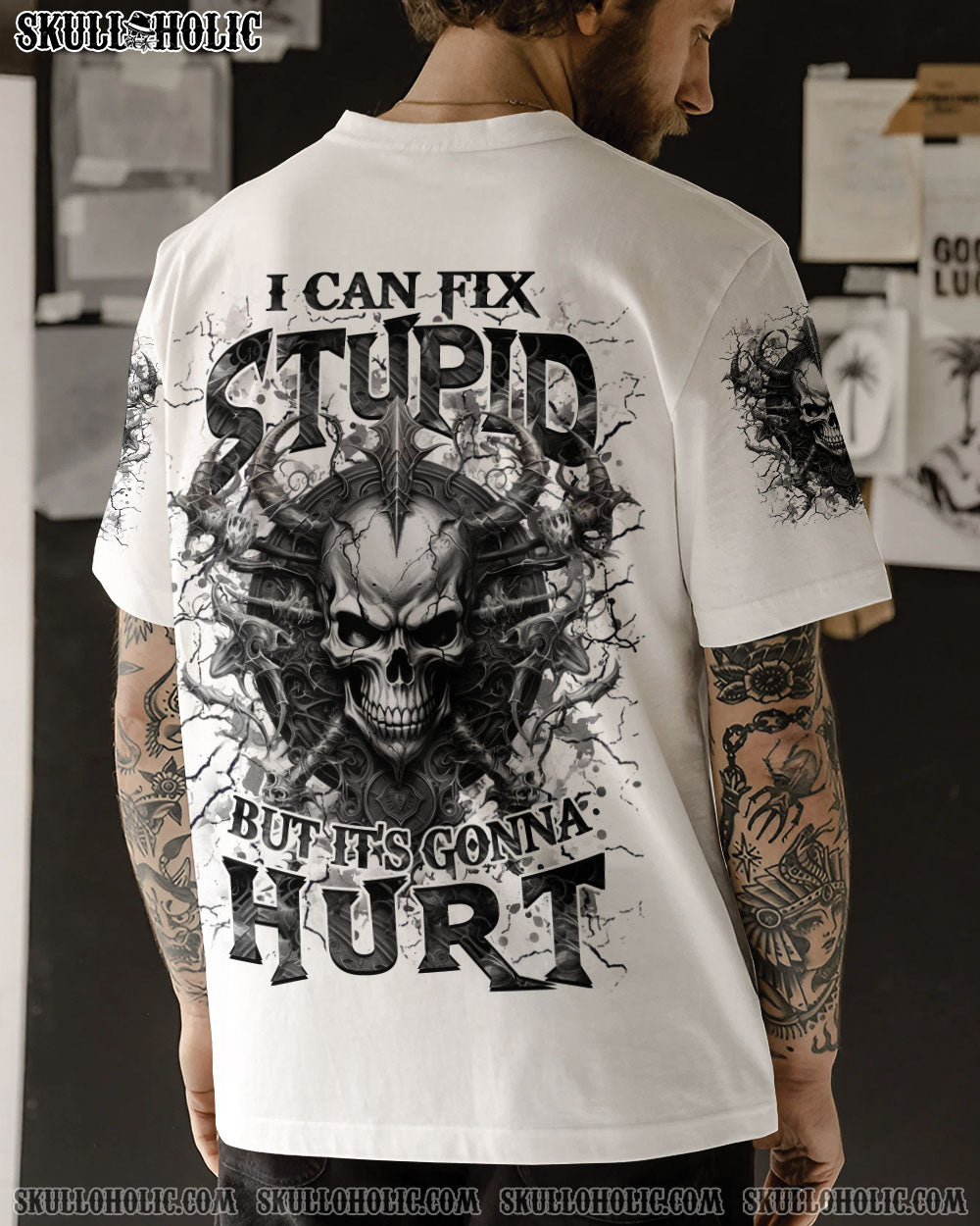 I CAN FIX STUPID BUT IT'S GONNA HURT ALL OVER PRINT - TYHN1111242