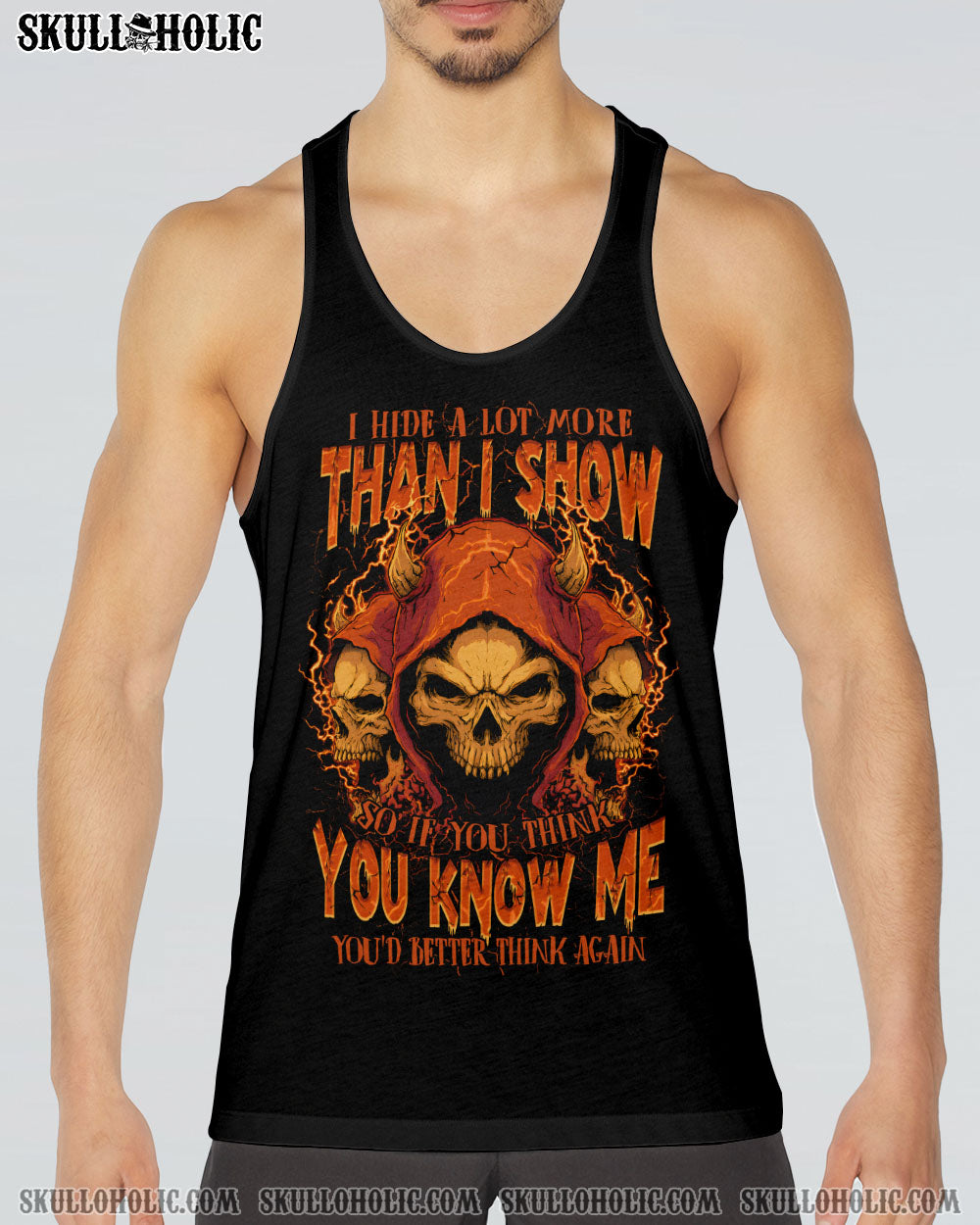 I HIDE  A LOT MORE THAN I SHOW ALL OVER PRINT - TYPQ2909252