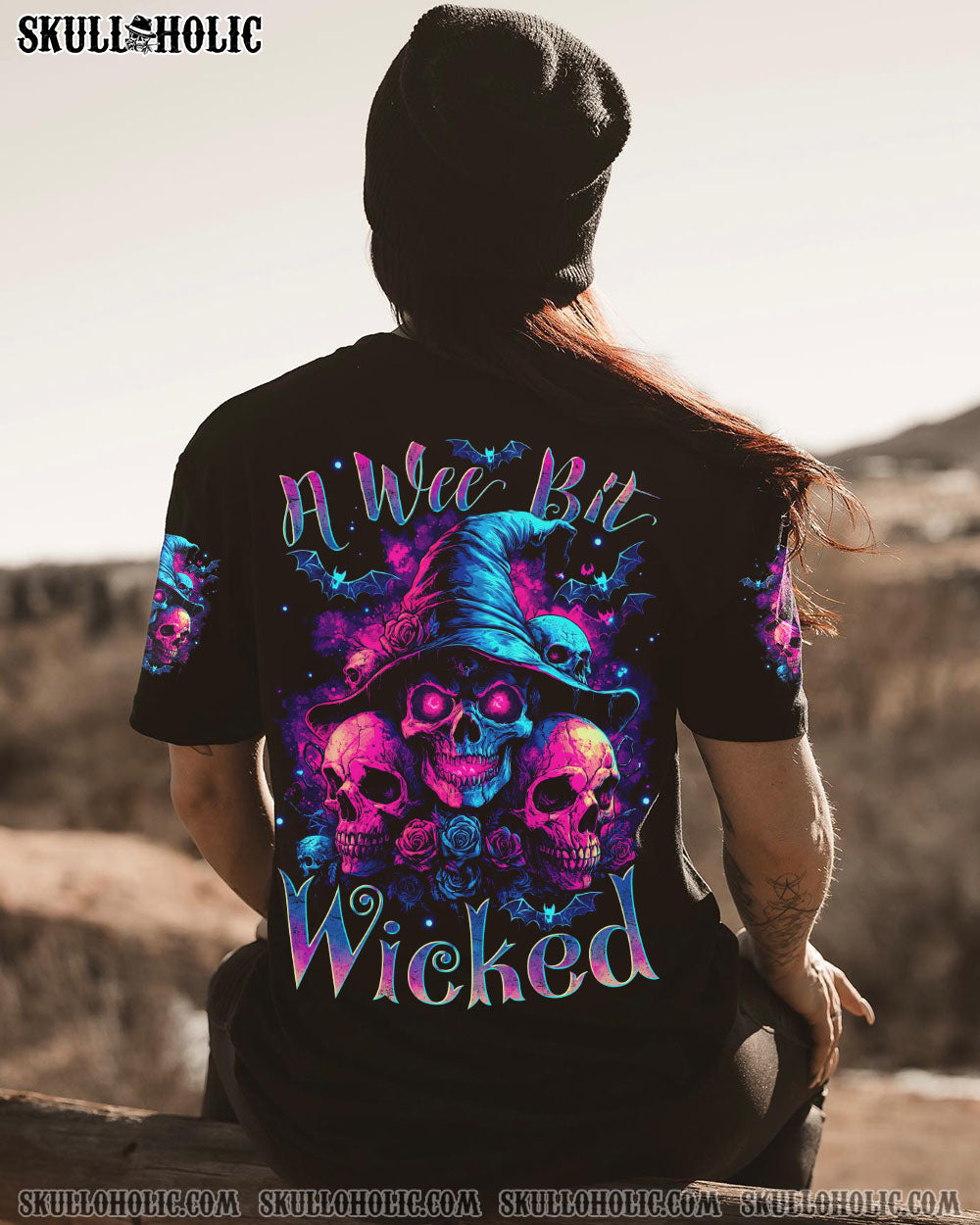 A WEE BIT WICKED HALLOWEEN ALL PRINT - TYTD0708243