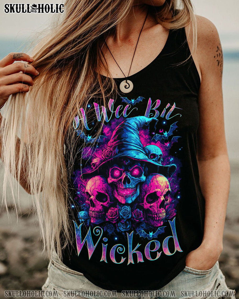 A WEE BIT WICKED HALLOWEEN ALL PRINT - TYTD0708243