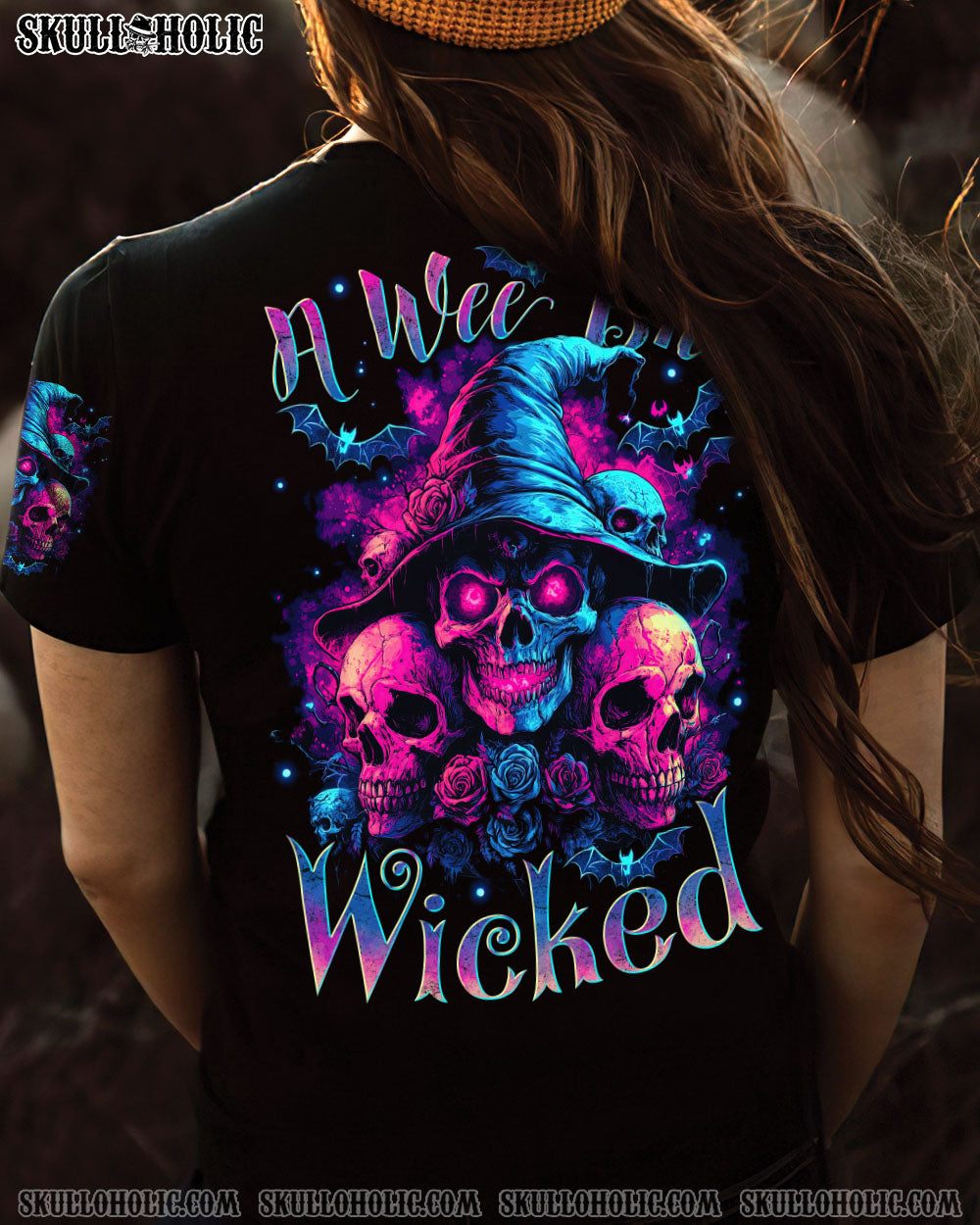 A WEE BIT WICKED HALLOWEEN ALL PRINT - TYTD0708243