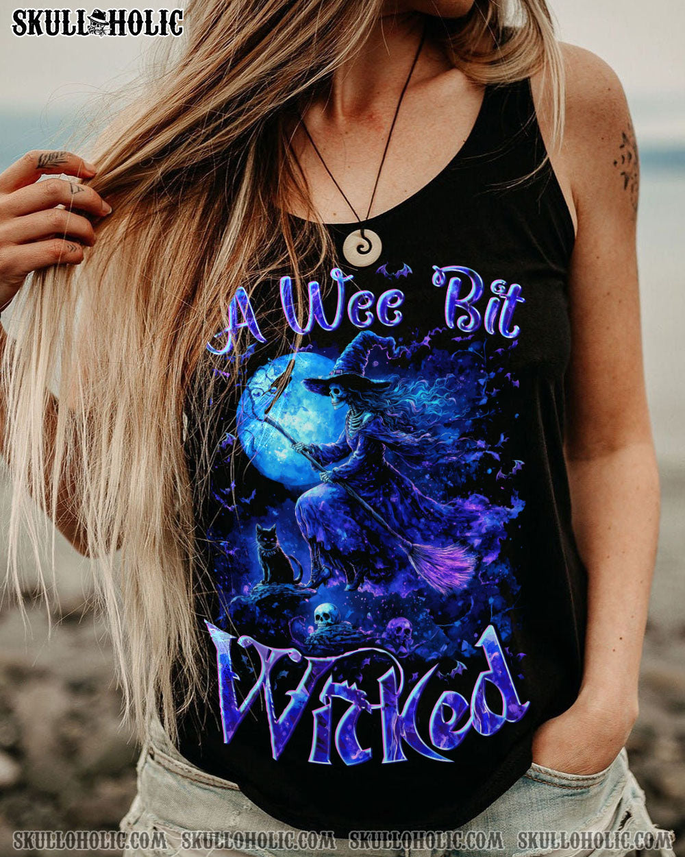 A WEE BIT WICKED HALLOWEEN ALL OVER PRINT - TYTD1009241