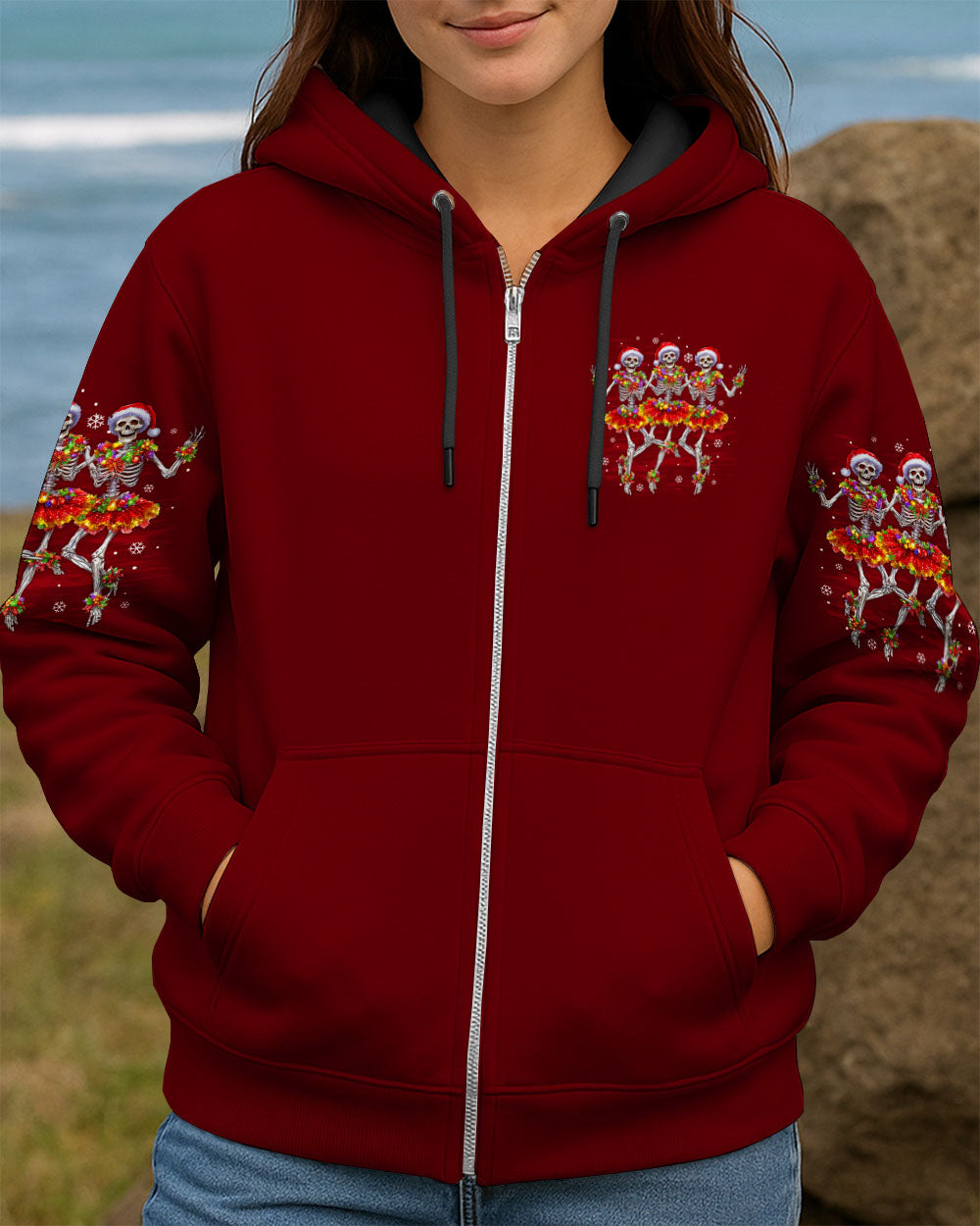 SORTA MERRY SORTA SCARY CHRISTMAS ALL OVER PRINT - TYTD1211251