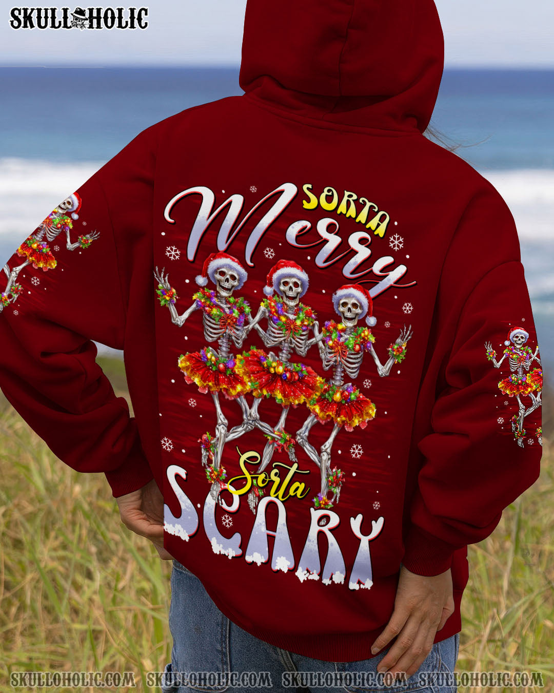 SORTA MERRY SORTA SCARY CHRISTMAS ALL OVER PRINT - TYTD1211251