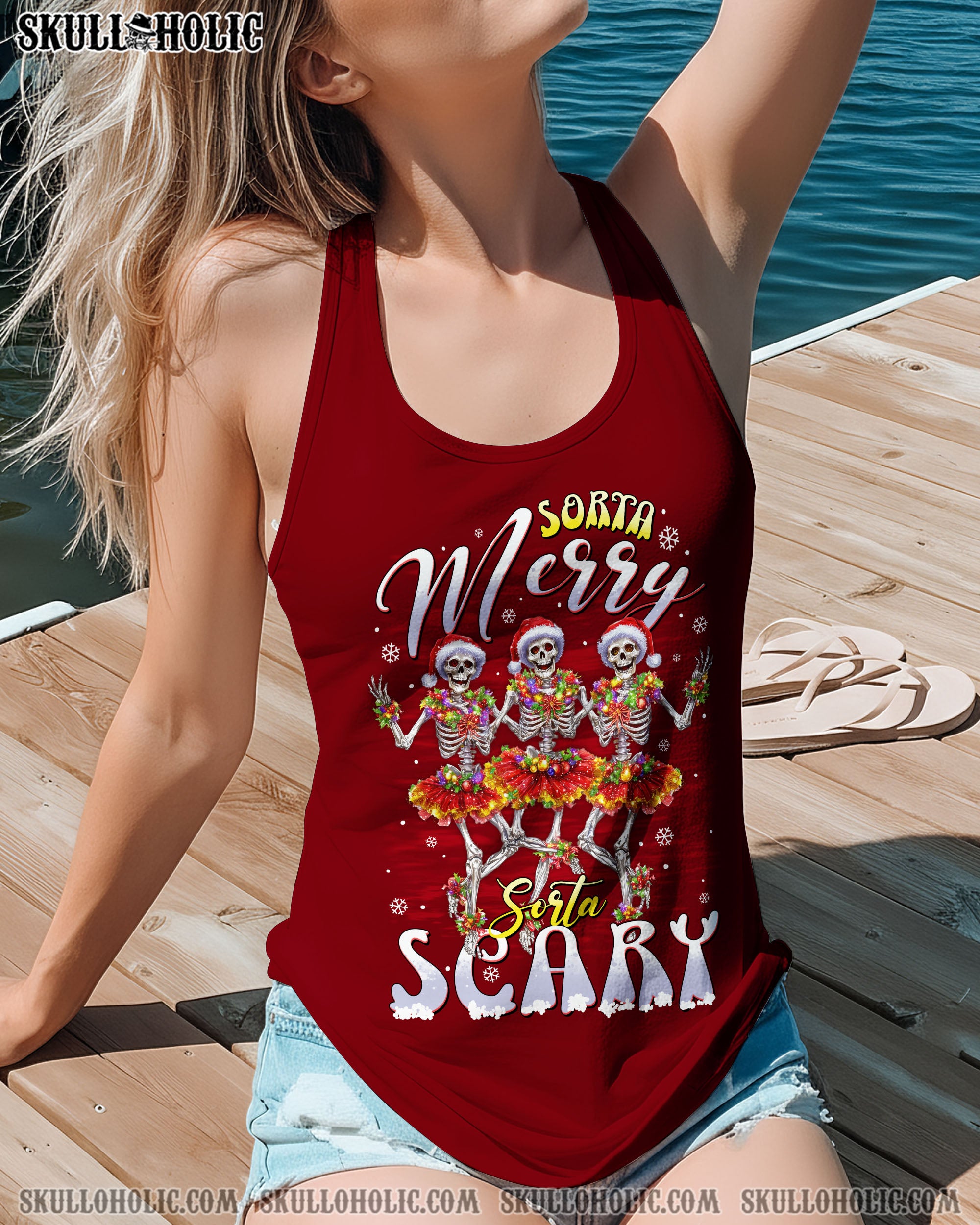 SORTA MERRY SORTA SCARY CHRISTMAS ALL OVER PRINT - TYTD1211251