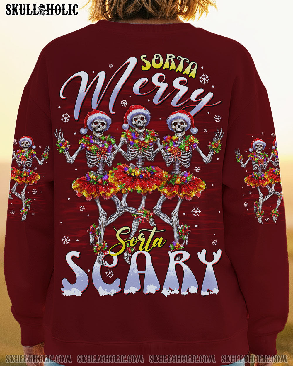 SORTA MERRY SORTA SCARY CHRISTMAS ALL OVER PRINT - TYTD1211251