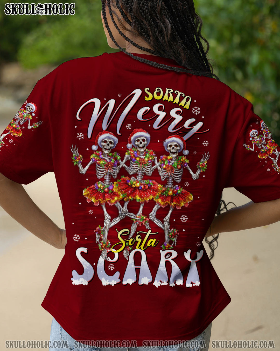 SORTA MERRY SORTA SCARY CHRISTMAS ALL OVER PRINT - TYTD1211251