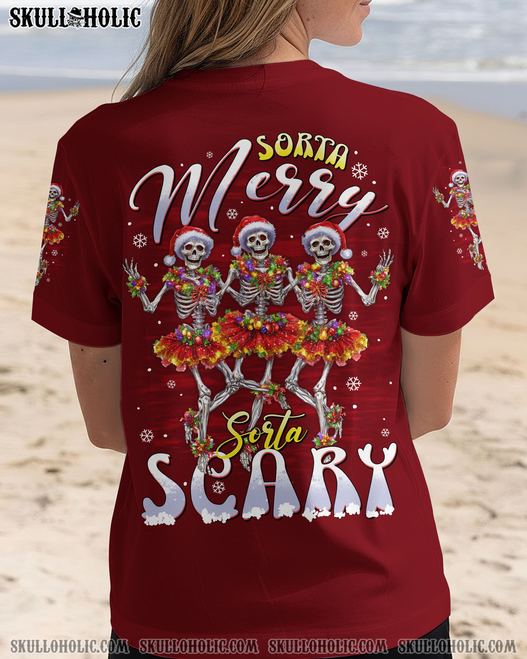 SORTA MERRY SORTA SCARY CHRISTMAS ALL OVER PRINT - TYTD1211251
