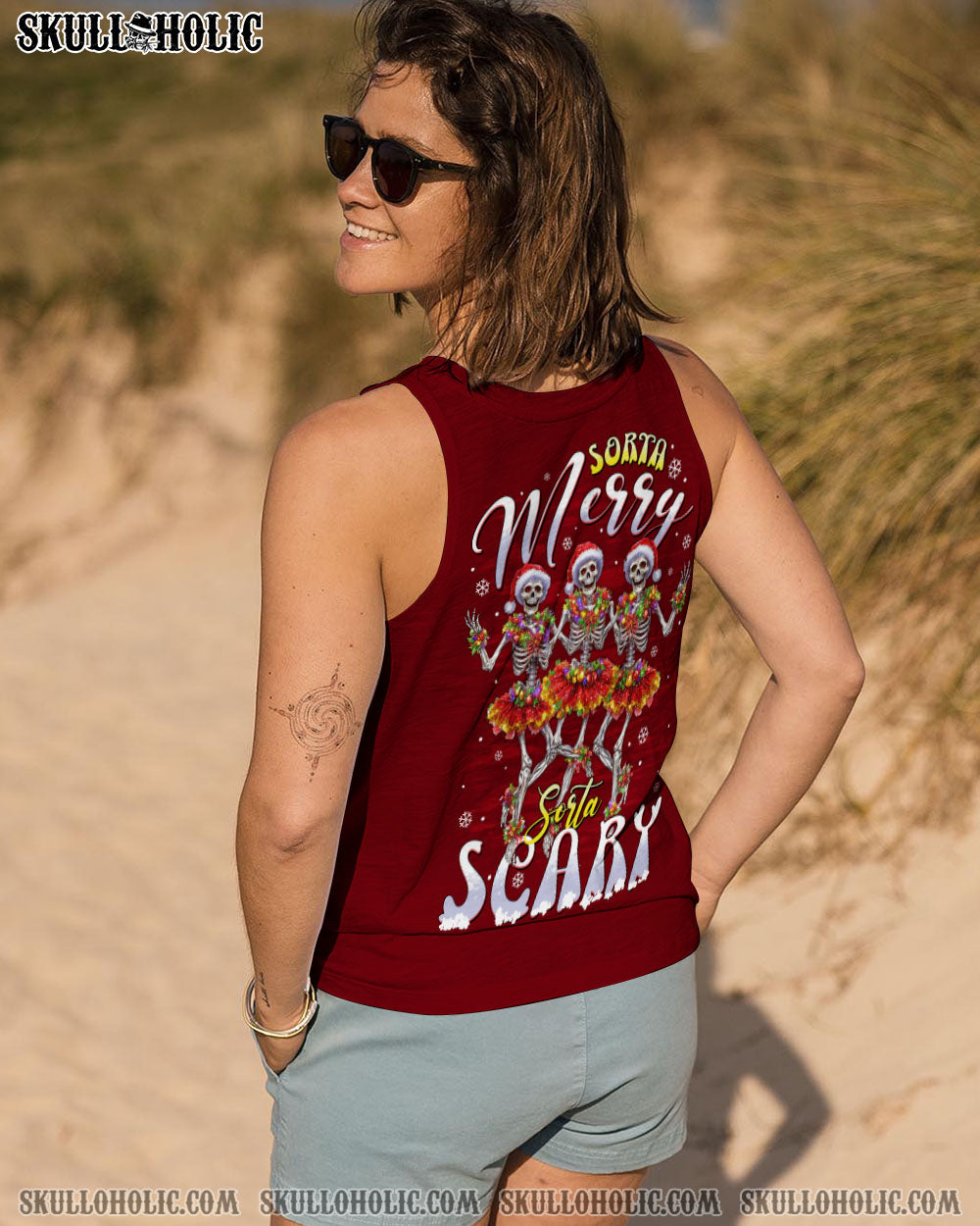 SORTA MERRY SORTA SCARY CHRISTMAS ALL OVER PRINT - TYTD1211251