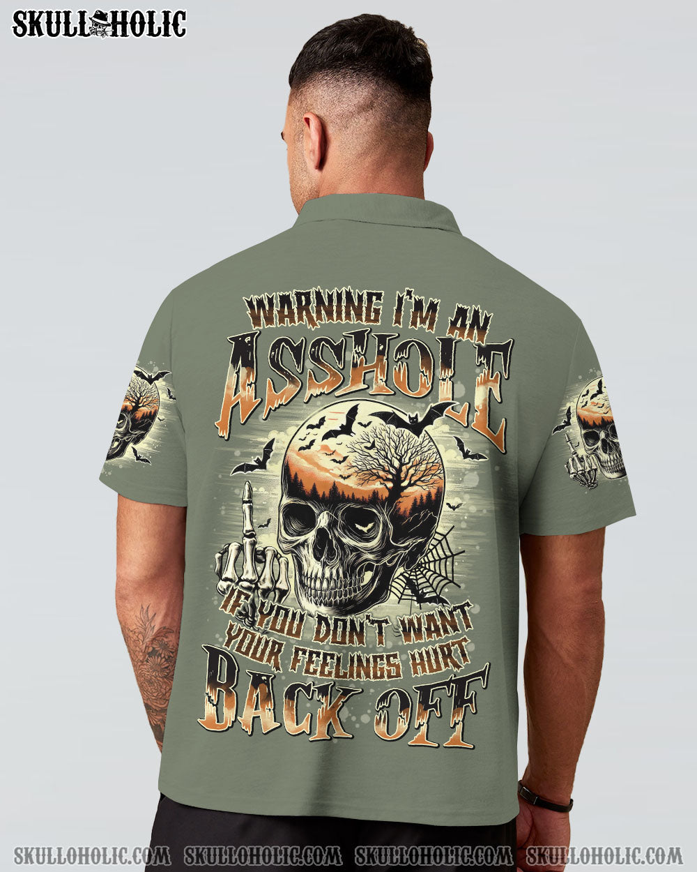 WARNING I'M AN A SKULL ALL OVER PRINT - TYTD1409243