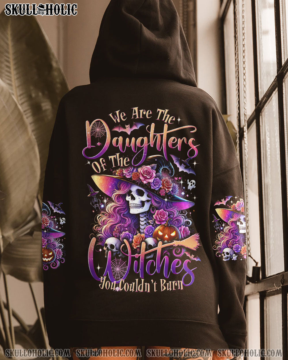 WE ARE THE DAUGHTERS OF THE WITCHES SKULL HALLOWEEN ALL OVER PRINT - TYTD2008242