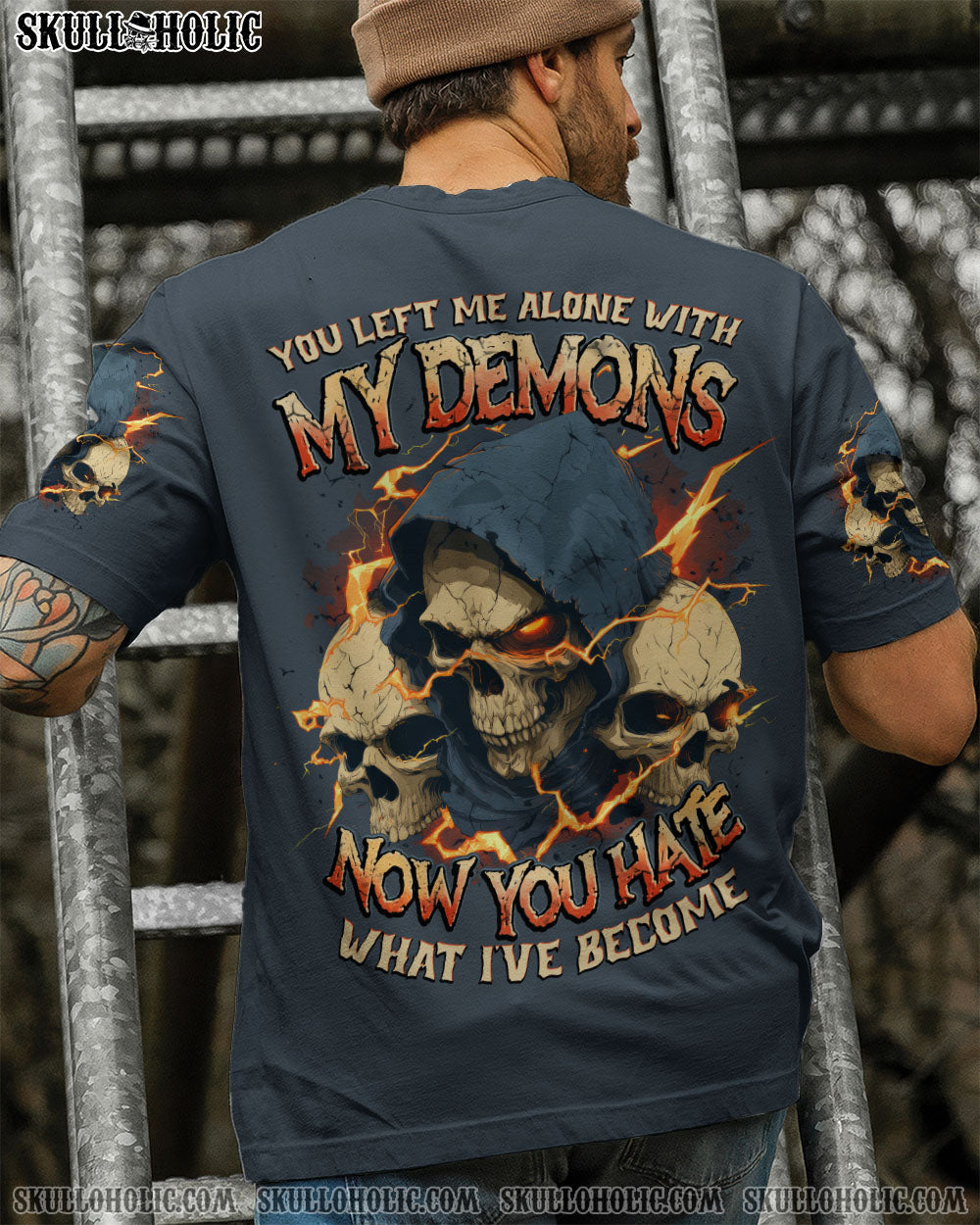 YOU LEFT ME ALONE WITH MY DEMONS ALL OVER PRINT - TYTD2010252