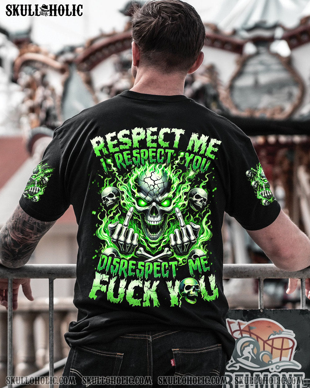 RESPECT ME I RESPECT YOU SKULL ALL OVER PRINT - TYTD2506243