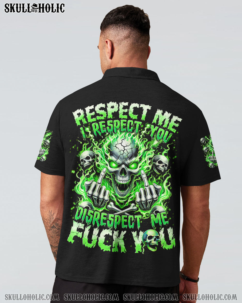 RESPECT ME I RESPECT YOU SKULL ALL OVER PRINT - TYTD2506243