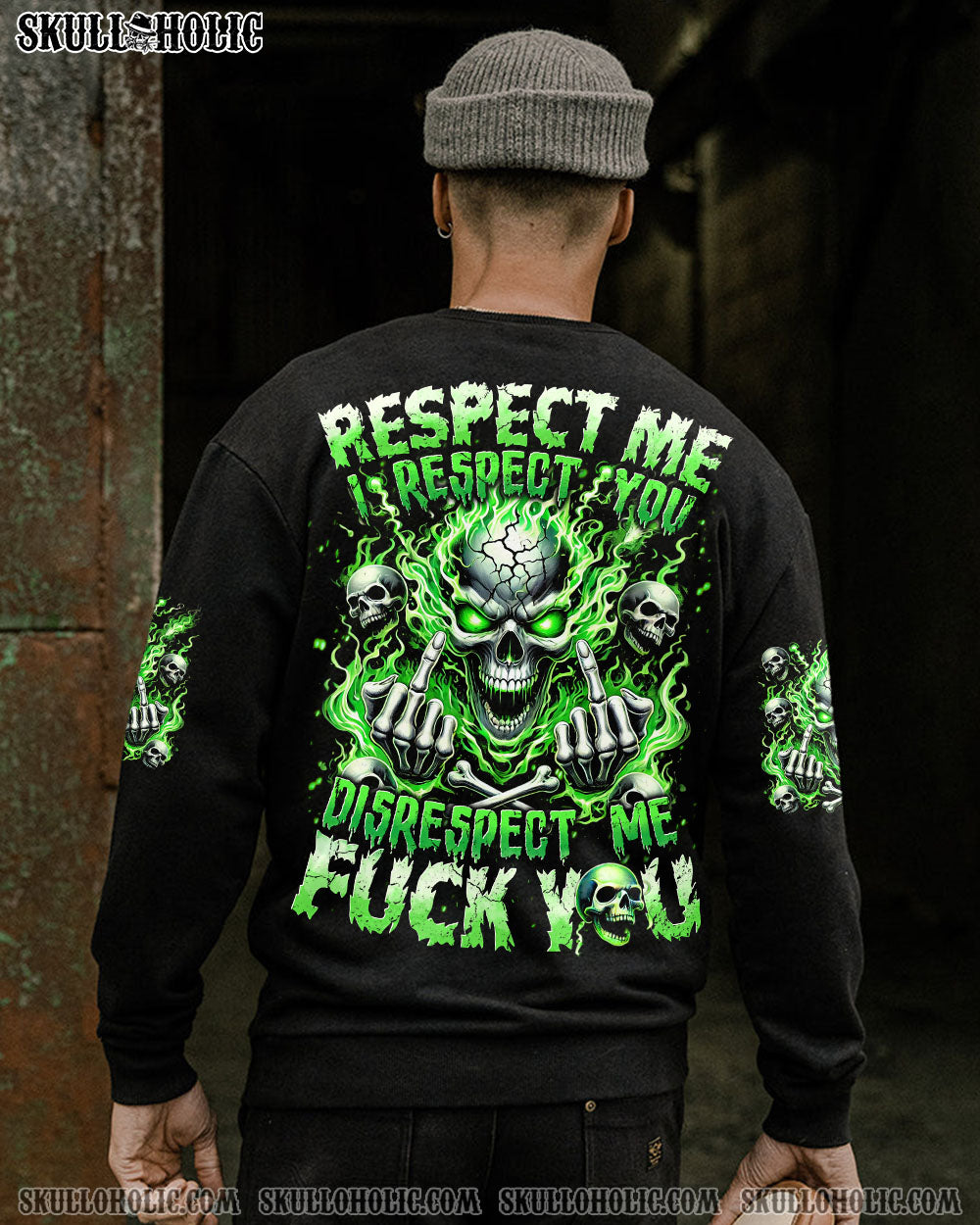 RESPECT ME I RESPECT YOU SKULL ALL OVER PRINT - TYTD2506243