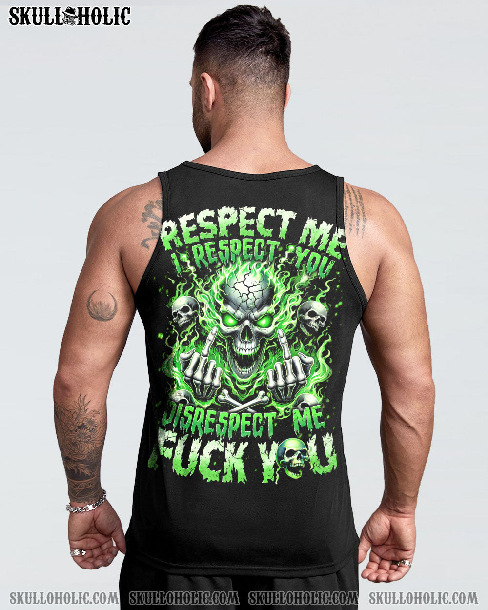 RESPECT ME I RESPECT YOU SKULL ALL OVER PRINT - TYTD2506243