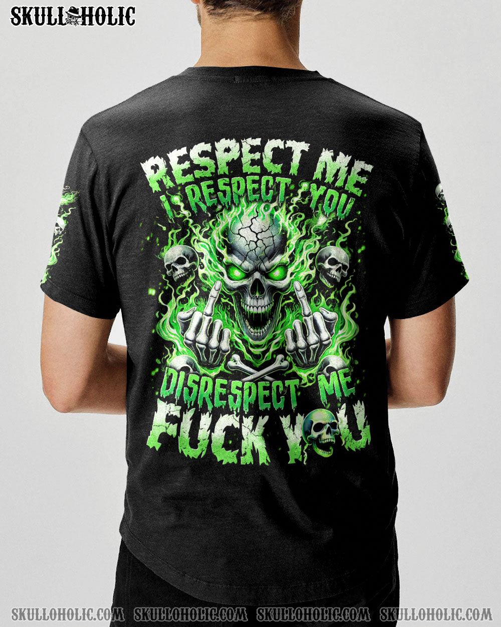 RESPECT ME I RESPECT YOU SKULL ALL OVER PRINT - TYTD2506243