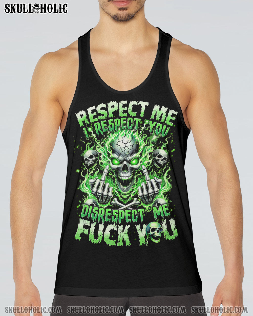 RESPECT ME I RESPECT YOU SKULL ALL OVER PRINT - TYTD2506243