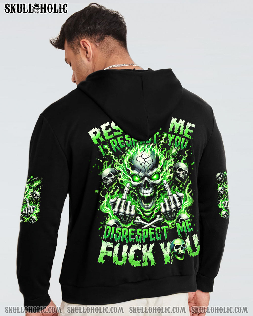 RESPECT ME I RESPECT YOU SKULL ALL OVER PRINT - TYTD2506243