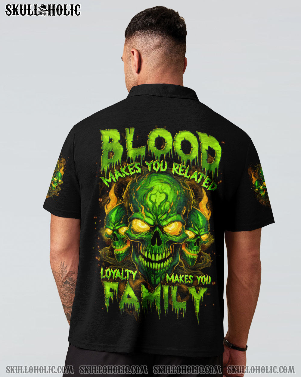 LOYALTY MAKES YOU FAMILY SKULL ALL OVER PRINT - TYTD2506252