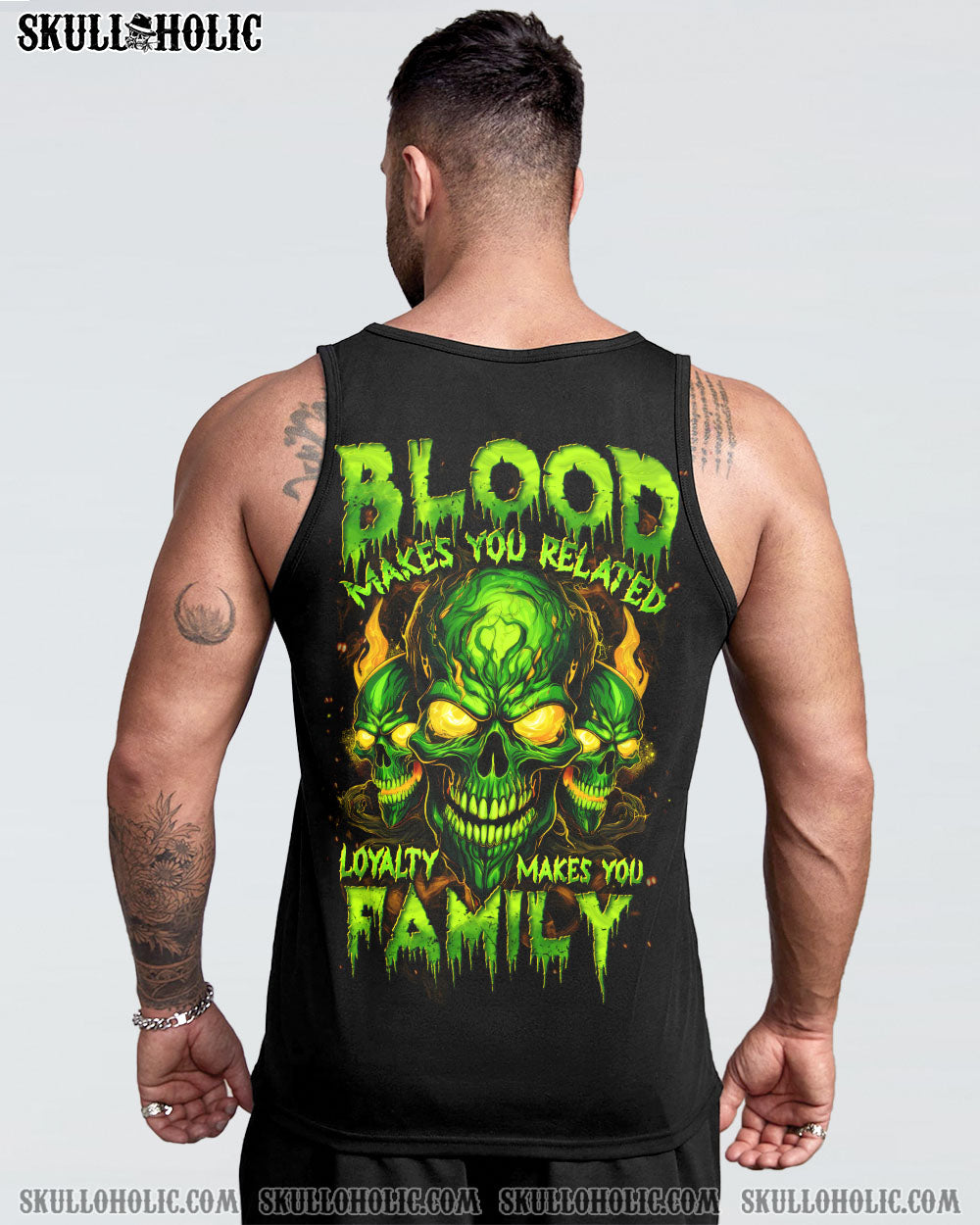LOYALTY MAKES YOU FAMILY SKULL ALL OVER PRINT - TYTD2506252