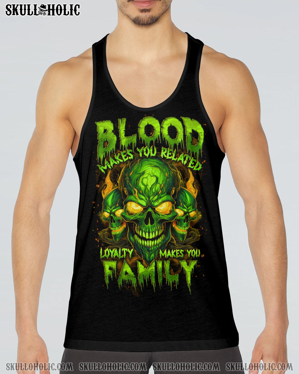 LOYALTY MAKES YOU FAMILY SKULL ALL OVER PRINT - TYTD2506252