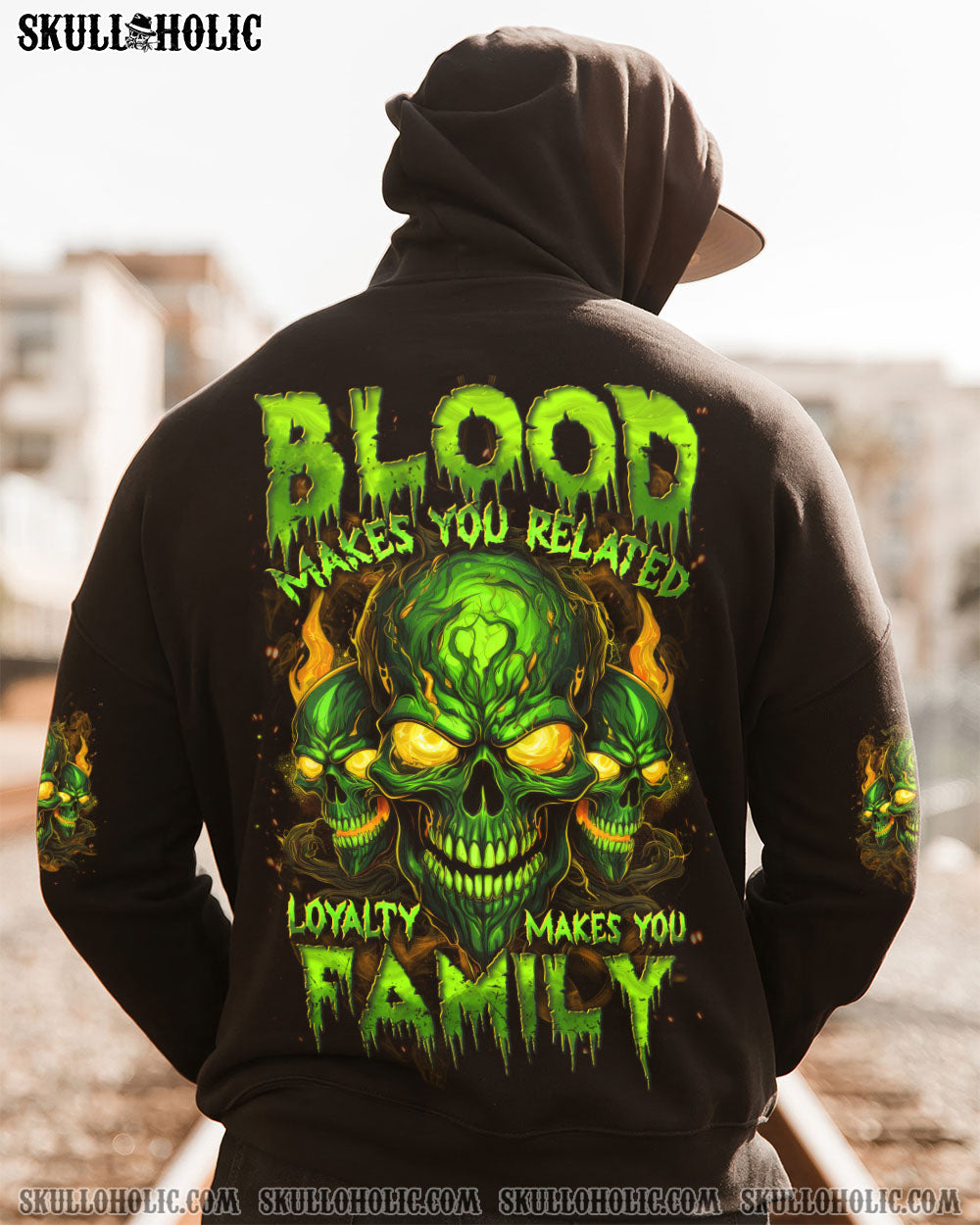 LOYALTY MAKES YOU FAMILY SKULL ALL OVER PRINT - TYTD2506252
