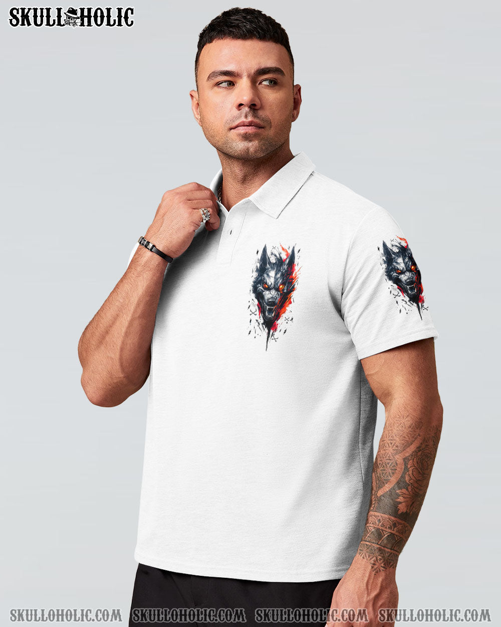 YOUR FIRST MISTAKE SKULL WOLF ALL OVER PRINT - TYTM1505251