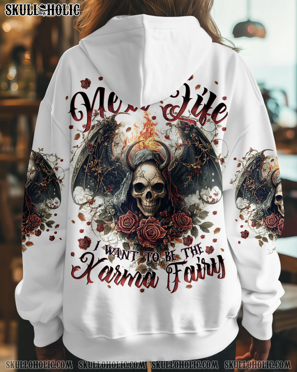 KARMA FAIRY SKULL ALL OVER PRINT - TYTM3009242