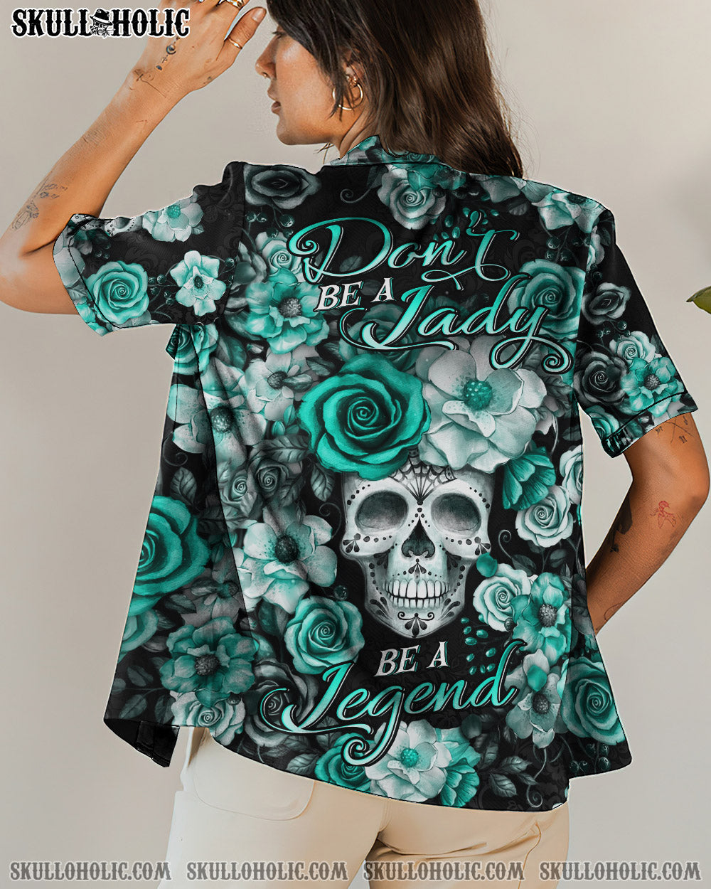 DON'T BE A LADY BE A LEGEND HAWAIIAN SHIRT - YHDU2605233