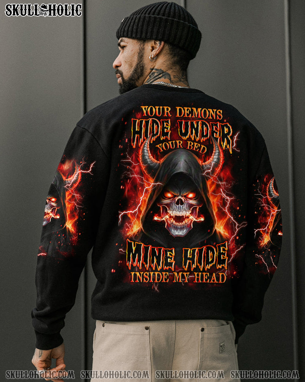 YOUR DEMONS HIDE UNDER YOUR BED ALL OVER PRINT - YHHN1112251