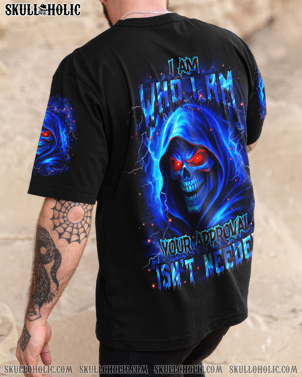 I AM WHO I AM SKULL REAPER ALL OVER PRINT - YHHN1710251