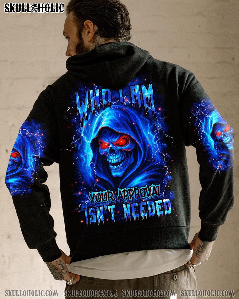 I AM WHO I AM SKULL REAPER ALL OVER PRINT - YHHN1710251