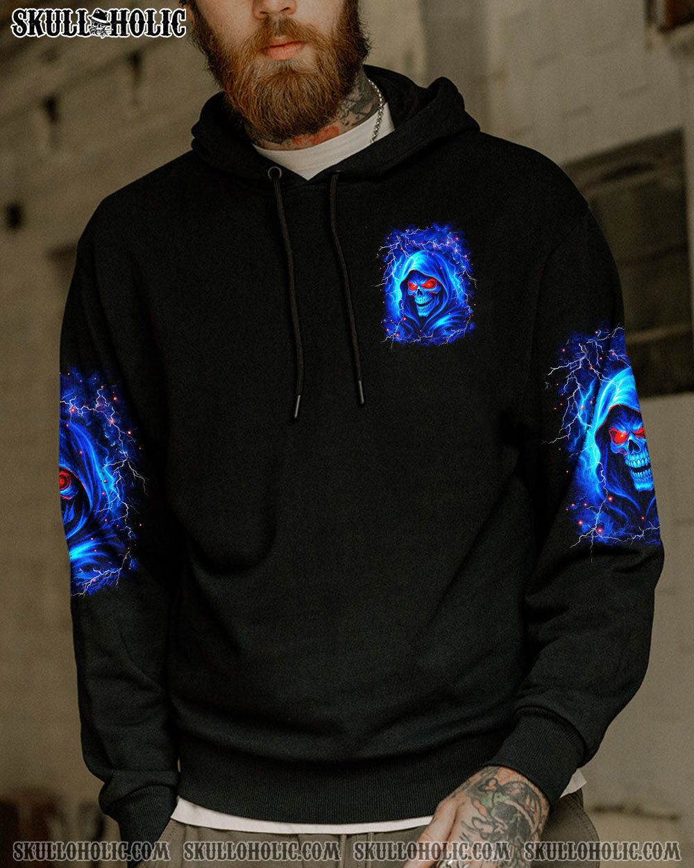 I AM WHO I AM SKULL REAPER ALL OVER PRINT - YHHN1710251