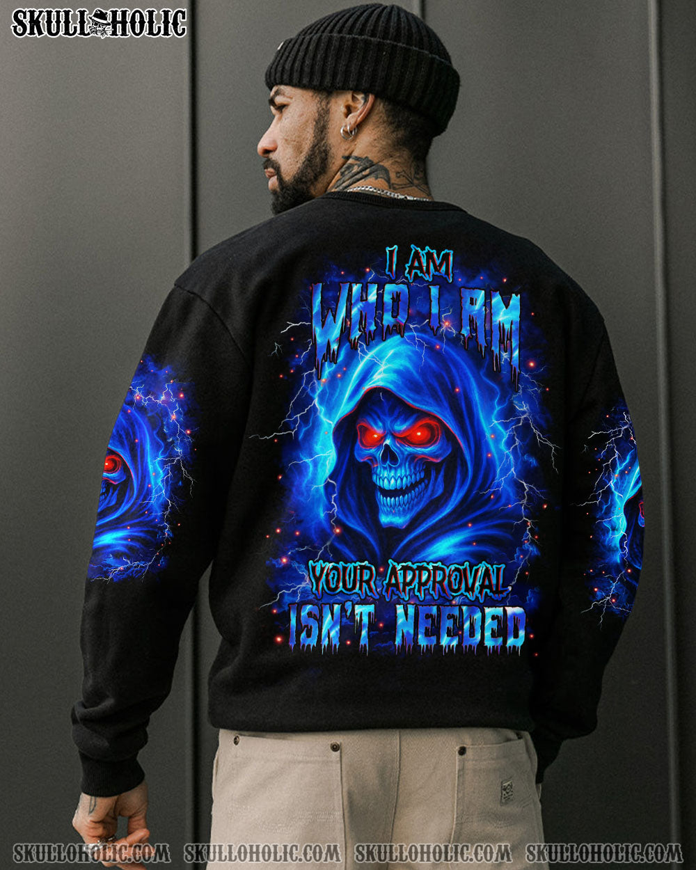 I AM WHO I AM SKULL REAPER ALL OVER PRINT - YHHN1710251