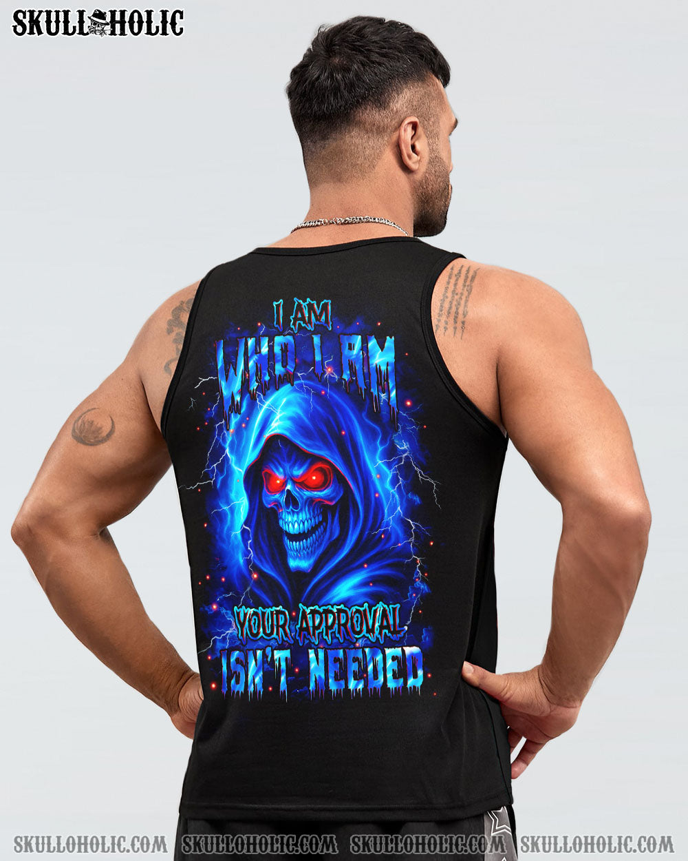 I AM WHO I AM SKULL REAPER ALL OVER PRINT - YHHN1710251