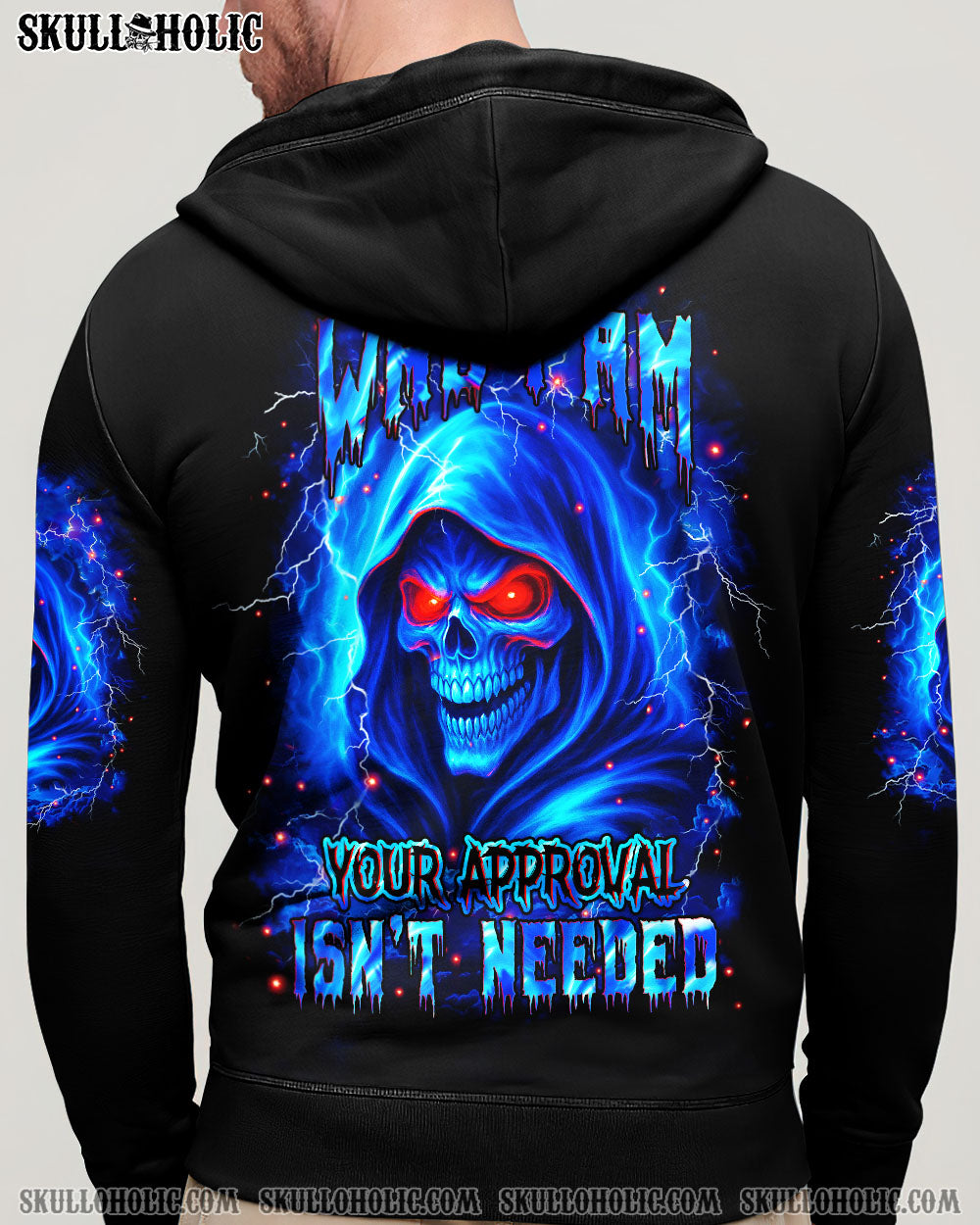 I AM WHO I AM SKULL REAPER ALL OVER PRINT - YHHN1710251