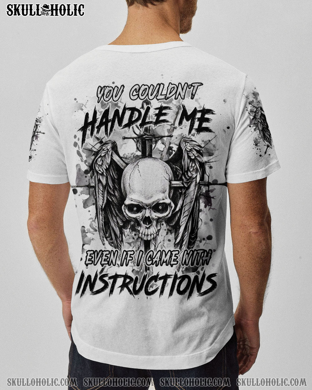 YOU COULDN'T HANDLE ME SKULL ALL OVER PRINT - YHHN3112241