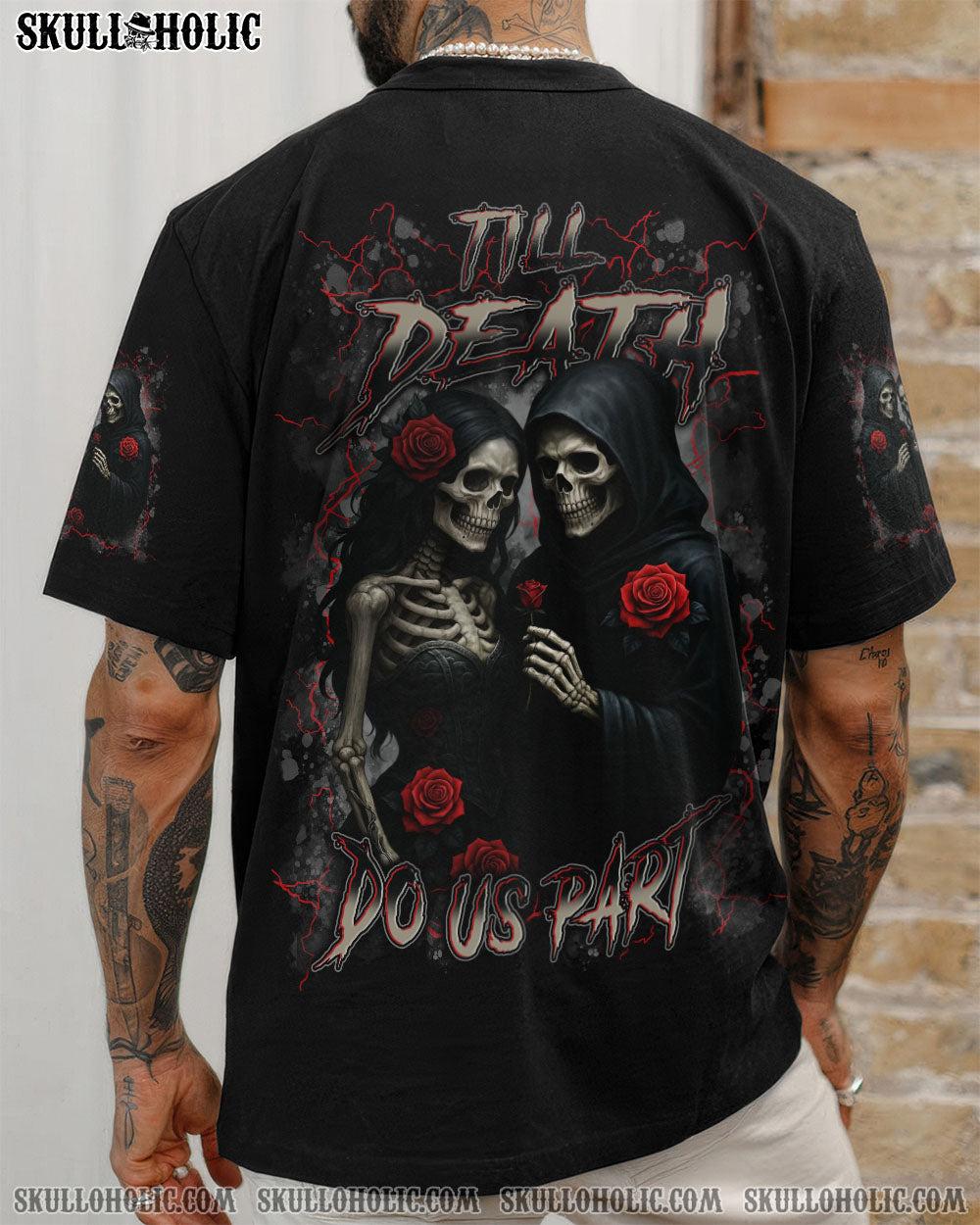 TILL DEATH DO US PART COUPLE ALL OVER PRINT - YHLN0408251