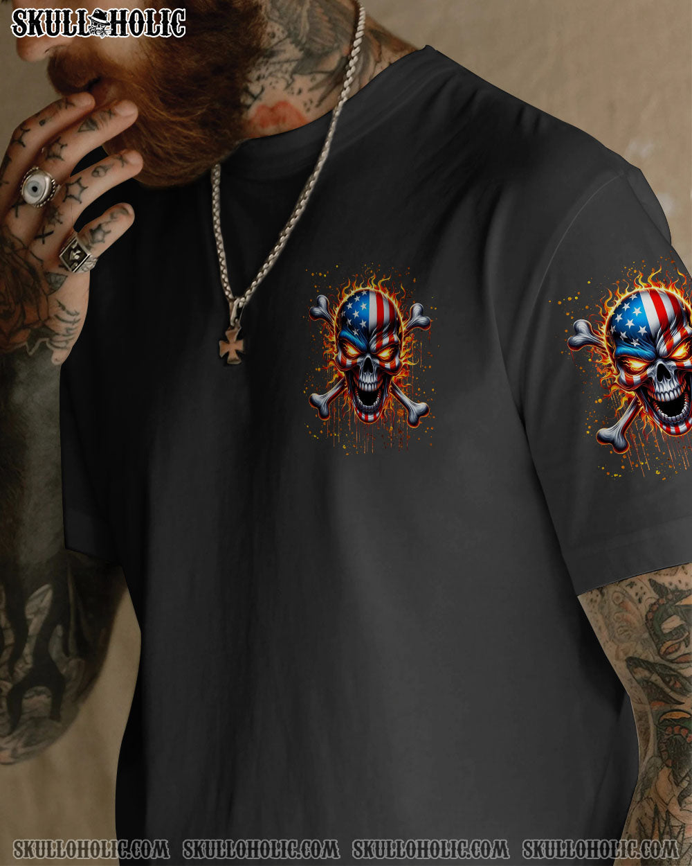 AMERICA LIVE IT LOVE IT OR GET THE HELL OUT ALL OVER PRINT - YHLN0910253