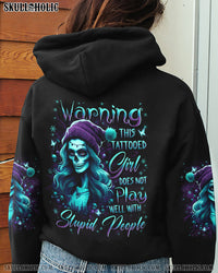 WARNING THIS TATTOOED GIRL CHRISTMAS ALL OVER PRINT - YHLN2310231