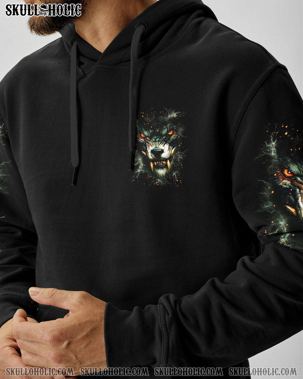 YOUR FIRST MISTAKE WOLF SKULL ALL OVER PRINT - YHLN2708252
