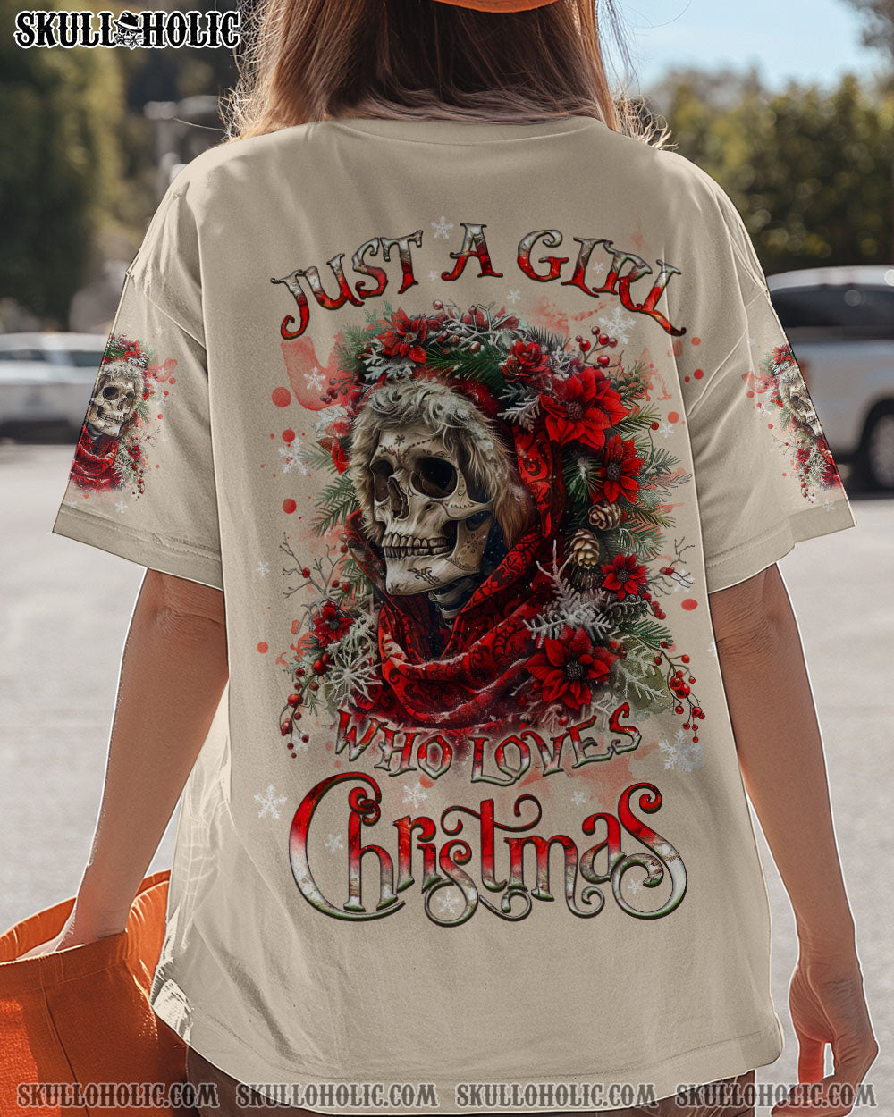 JUST A GIRL WHO LOVES CHRISTMAS ALL OVER PRINT - YHLT1710242