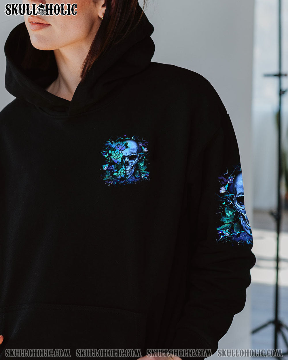 DON'T TRY TO FIGURE ME OUT SKULL ALL OVER PRINT - YHLT2304251