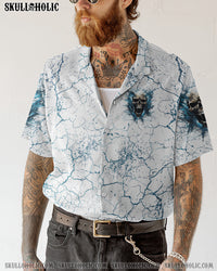 I'M NEVER ALONE SKULL DEMON HAWAIIAN SHIRT - YHLN0507243
