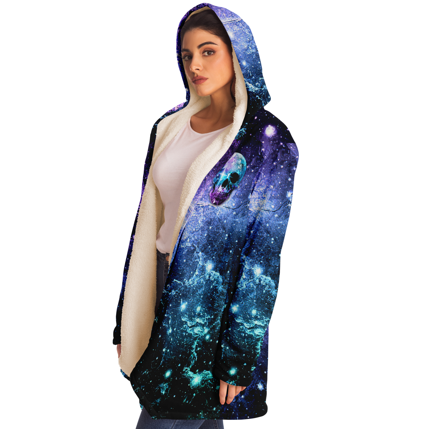 GALAXY SKULL PREMIUM FLEECE CLOAK - TLTR0908225