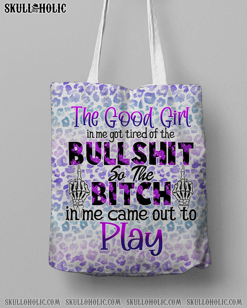 THE GOOD GIRL IN ME CANVAS BAGS - TY1110221