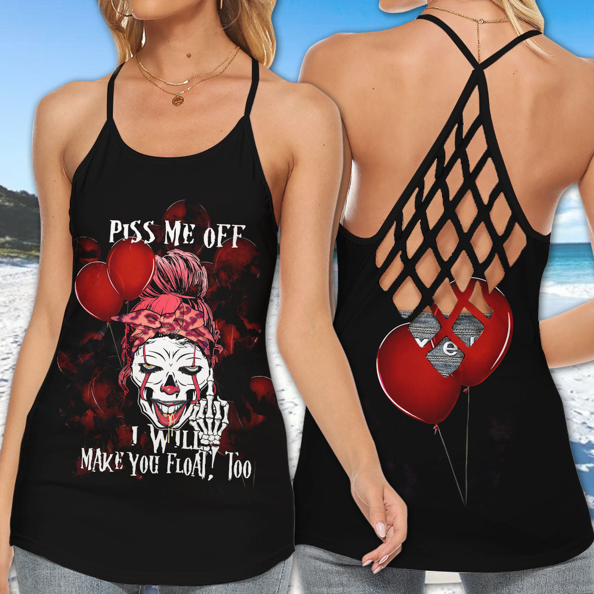 PISS ME OFF I WILL SKULL ALL OVER PRINT - TLNH3008212