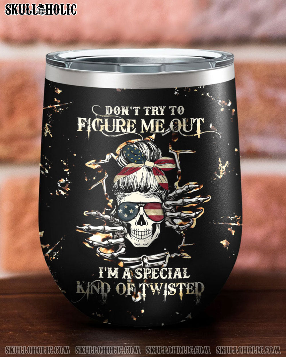DON'T TRY TO FIGURE ME OUT STAINLESS STEEL CUP - TLTW0512225