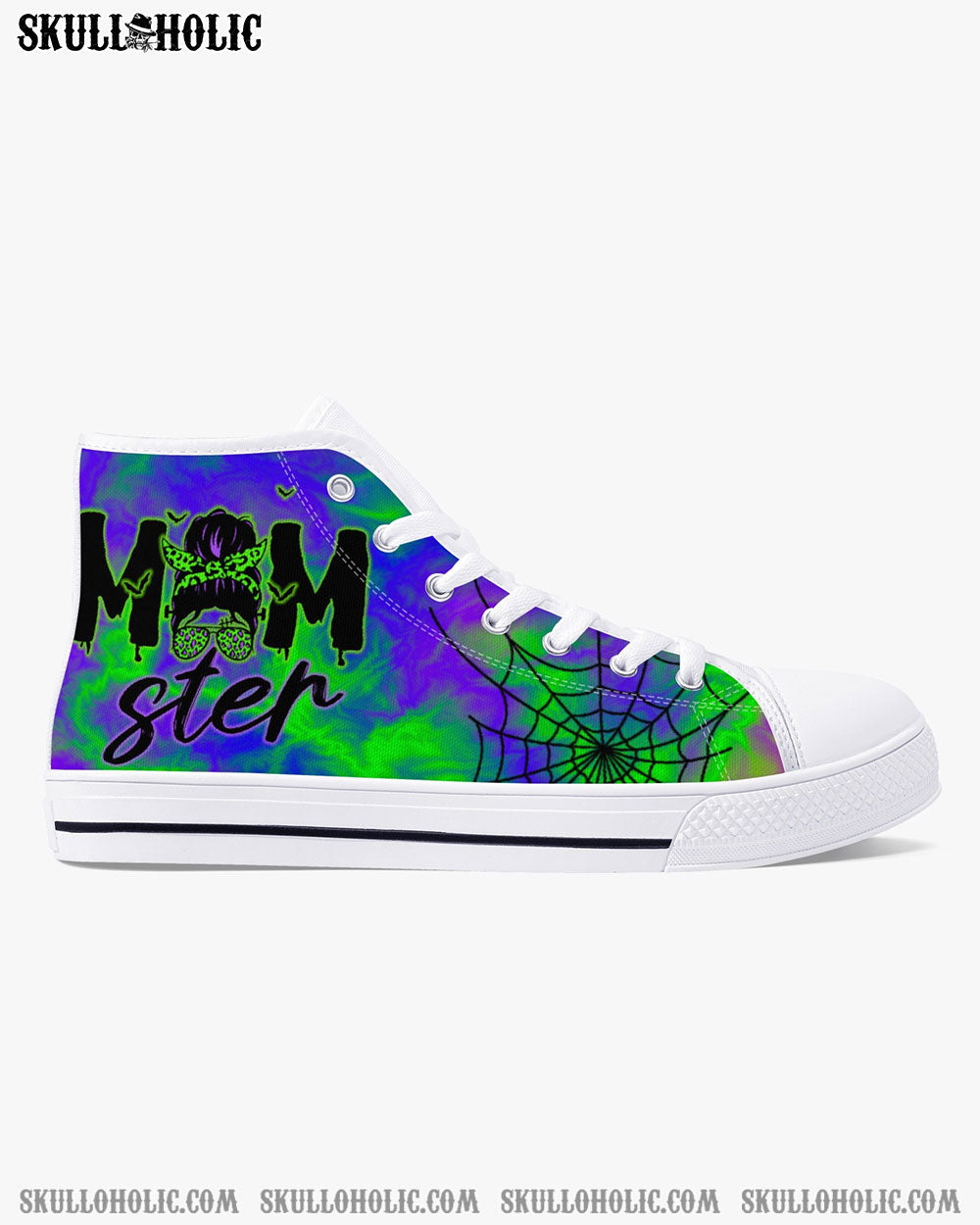 MOMSTER SKULL HIGH TOP CANVAS SHOES - TLTW2308223